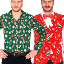 Weihnachtswesten, -jacken und -hemden