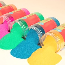 Farbiger Sand