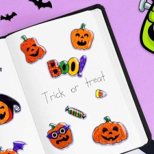 Halloween-Aufkleber