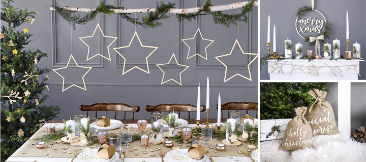  Weihnachtsdekoration Natürliche Weihnachten - Grundlagen für den Tisch 1