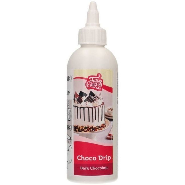 Farbiger Schokotropfen 180 gr - FunCakes - 1 Stück