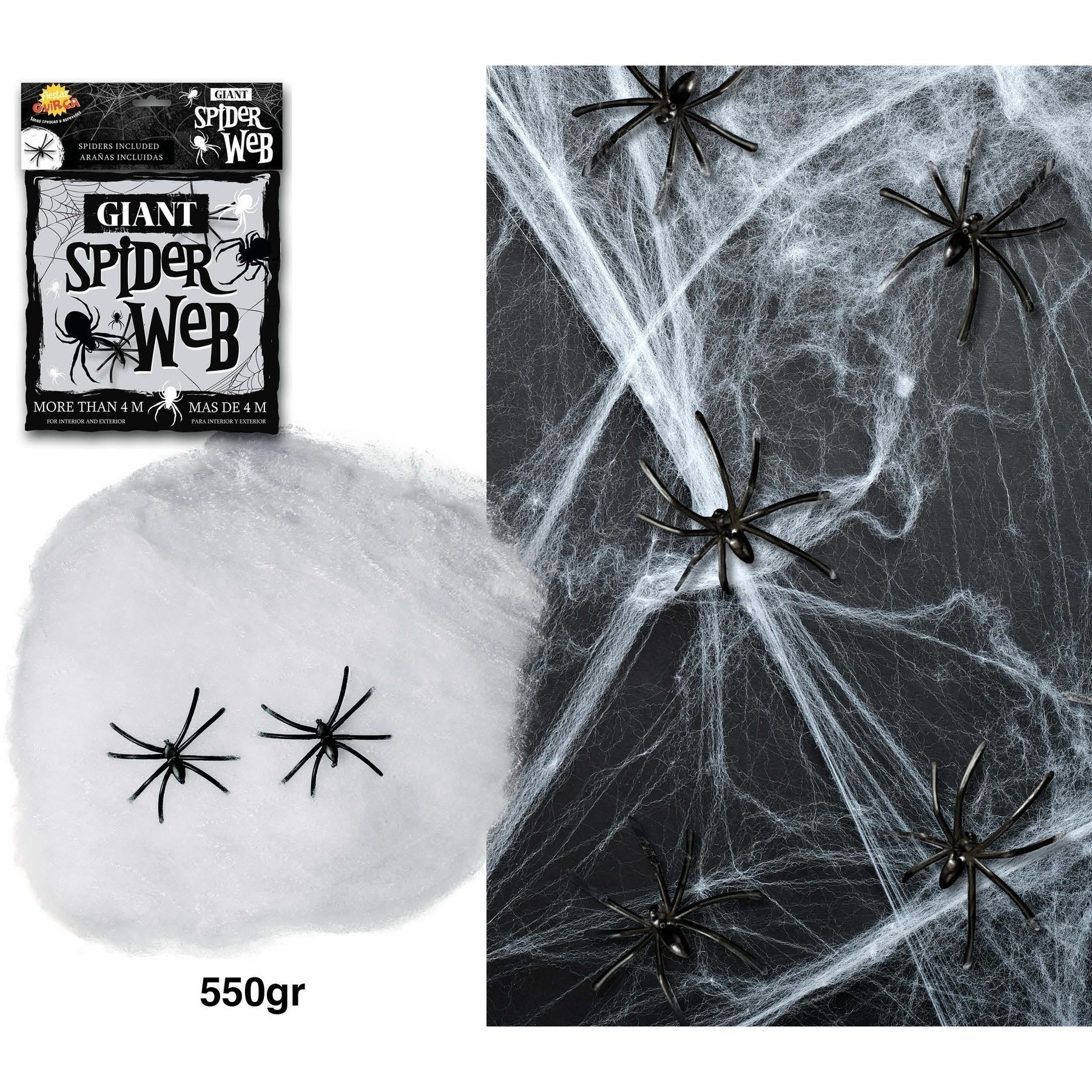 Weiße Spinnweben 550 gr - 2