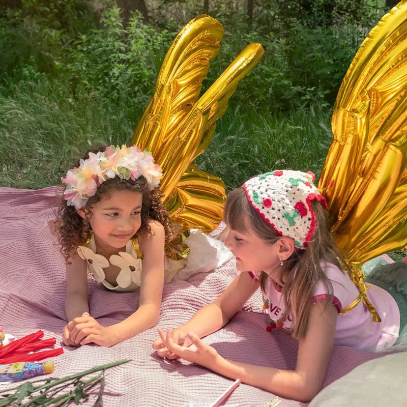 Goldene Schmetterlingsballon, 84 x 60,5 cm - 2