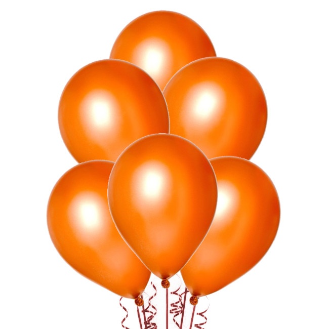 Metallicfarbene Latex-Ballons, 30 cm - 10 Stück