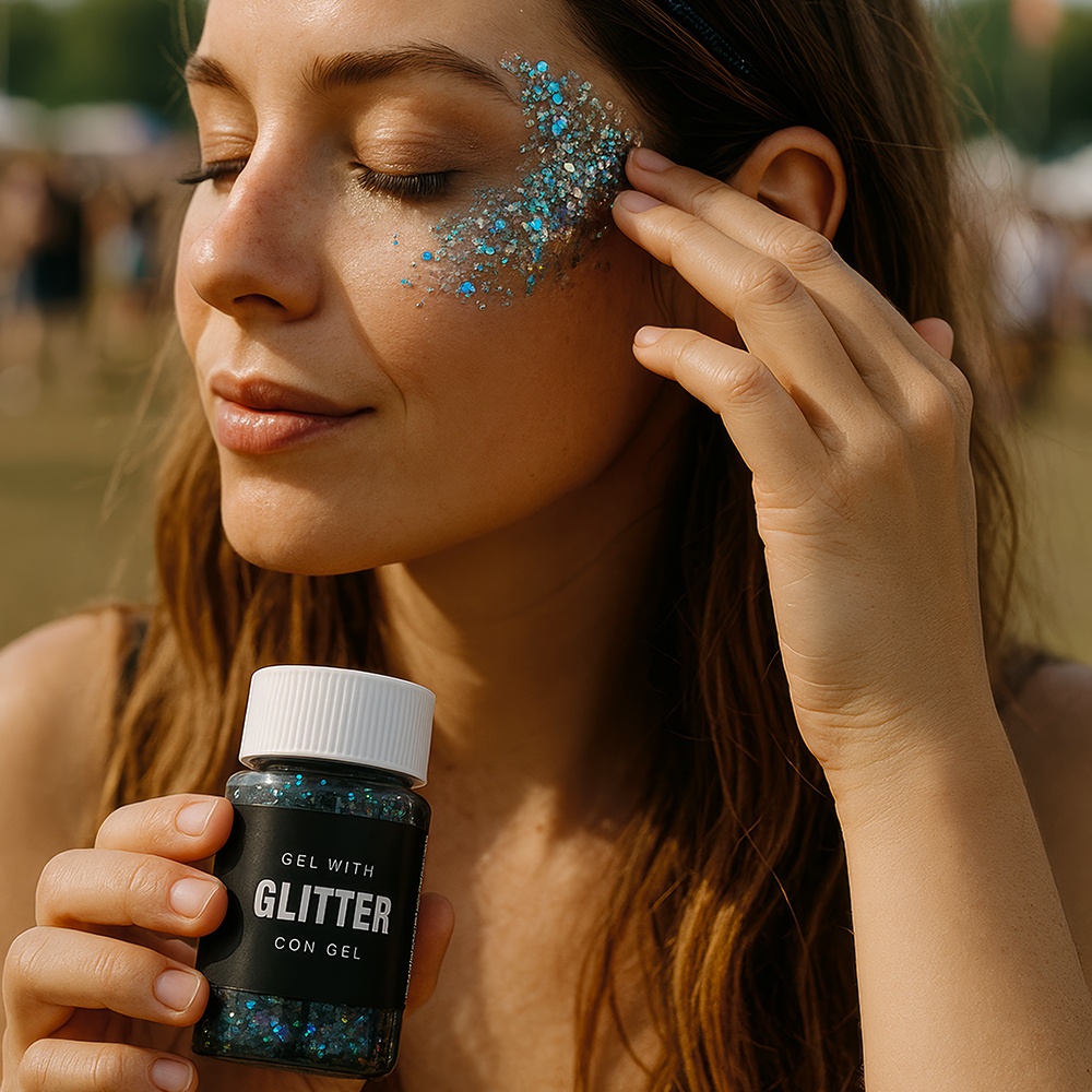 Gel mit Glitter 20 gr - 2