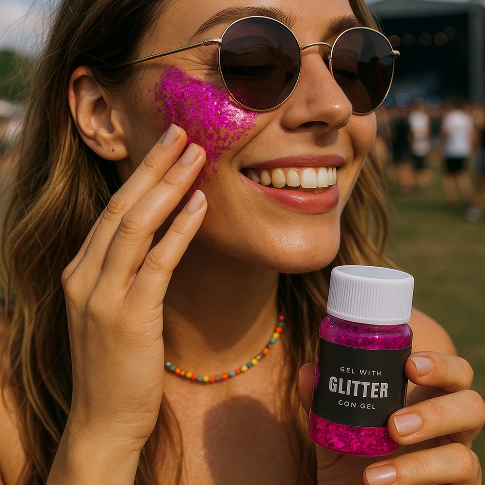 Gel mit Glitter 20 gr - 6