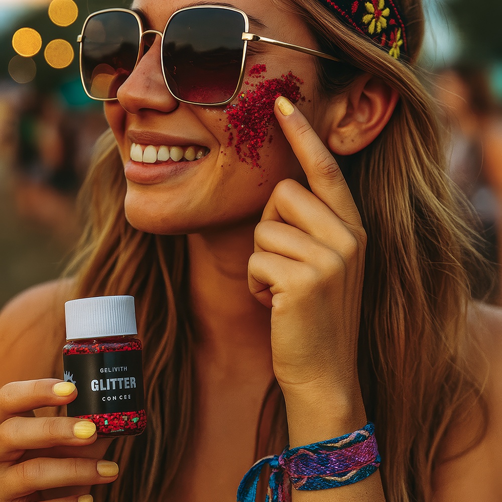 Gel mit Glitter 20 gr - 3