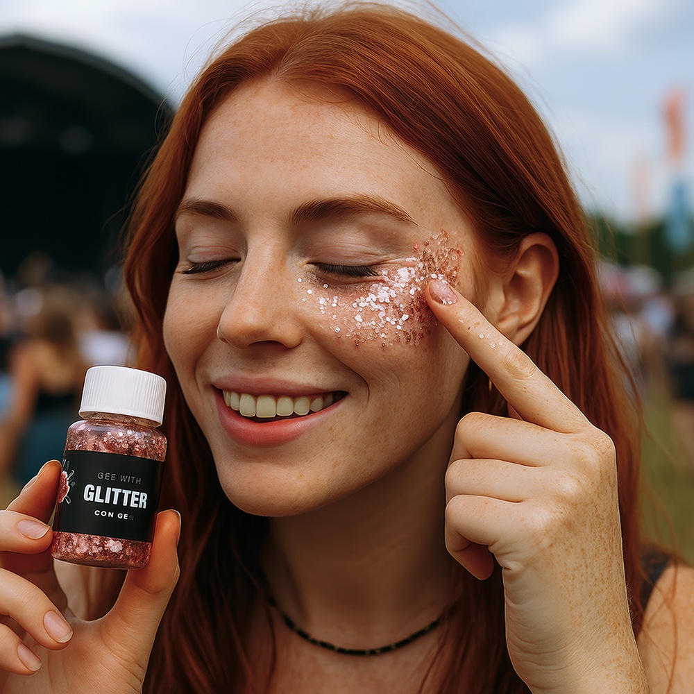 Gel mit Glitter 20 gr - 5