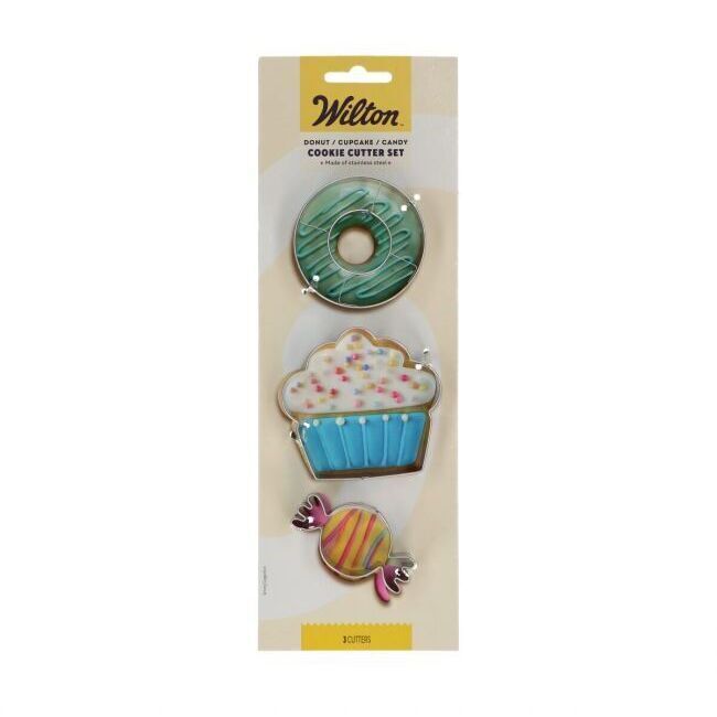 Ausstechformen für Donuts, Cupcakes und Süßigkeiten - Wilton - 3 Stück