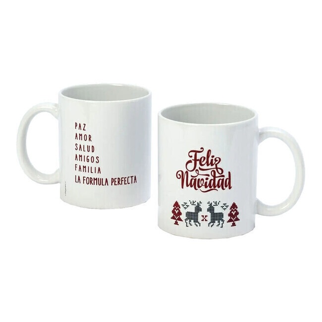 Becher ca. 350 ml Frohe Weihnachten die perfekte Formel - 1 St.