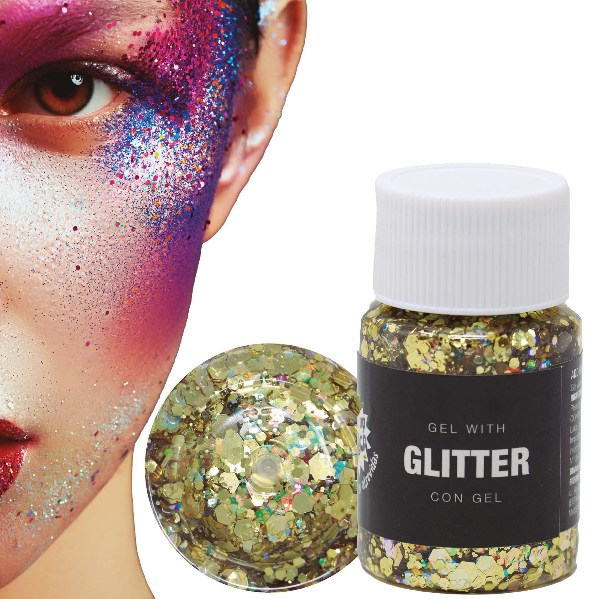 Gel mit Glitter 20 gr
