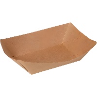 Ovale Pappschalen aus Karton, 17 x 9,5 x 5,5 cm - 5 Stück