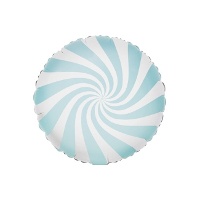Blasser runder Spiralballon 45 cm - PartyDeco - 1 Stück
