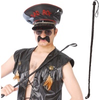 Schwarze Reitgerte - 68 cm