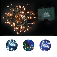 3,60 m batteriebetriebene Lichtergirlande - 48 leds