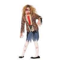 Hungriger Zombie Kostüm für Mädchen