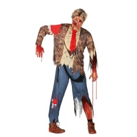 Hungriger Zombie Kostüm für Männer