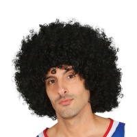 Schwarze Afro-Perücke