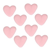 Herz Zuckerfiguren - FunCakes - 8 Stück.