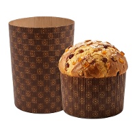 Einweg-Panettoneformen für 1 kg - 10 Stück