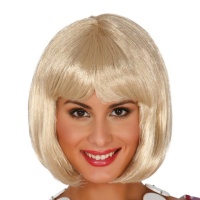 Kurze braune oder blonde Perücke - 1 Stk.