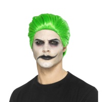 Joker Clown Perücke grün