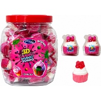 Gefüllte Gummibonbon-Cupcakes à 16 g - 50 Stück