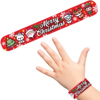 Sortierte Weihnachtsmagnet-Armbänder für Kinder - 6 Stück