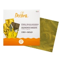 Tafeln zum Einwickeln von Schokoladentafeln 20 x 20 cm - Decora - 150 Stück.