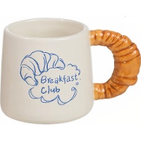 Tasse (380 ml) mit Croissant-Henkel