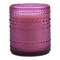 Unparfümierte 10 cm Kerze in Marrakesch Glas - 1 Stück