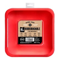 26 cm Metallic-Pappteller - 4 Stück.