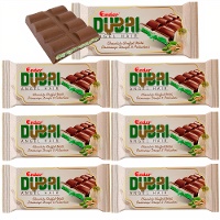 Schokolade gefüllt mit Pismaniye-Masse und Pistazien 51 g - 6 Stück