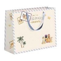 Geschenktüte 35 x 28 x 15 cm mit den Heiligen Drei Königen - 1 Stück