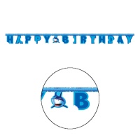 Happy Birthday Hai-Girlande - 2,20 m