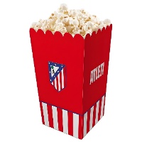 Rote Atlético de Madrid-Box mit Wappen - 3 Stück