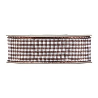 2,5 cm Vichy-Schleifenband - 20 m