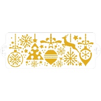 Schablonen für Weihnachtsdekorationen 10 x 28 cm - Dekorieren