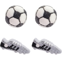 Fußball-Marshmallows - 12 Stück
