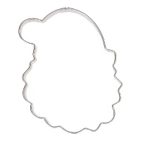 Weihnachtsmann-Kopf Ausstechform, 7,4 cm - Wilton