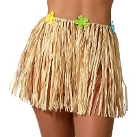 Hawaiianischer Strohrock, 35 cm