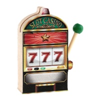 Casino-Tischkartenhalter 4 x 1,5 x 6 cm - 1 Stück
