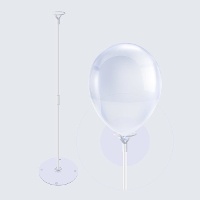Transparenter 50 cm Ballon Tischmittelpunkt