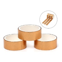 Metallisches Washi-Tape 3 m - 3 Stück
