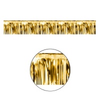Goldmetallische Fransengirlande - 4,00 m