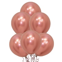 Latex-Ballons 45 cm metallic reflex - Sempertex - 6 Stück