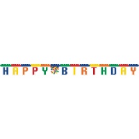 Lego Happy Birthday-Girlande, 2,13 m