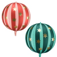 50 cm großer Sternkugelballon - 1 Stück