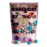Bunte Chococrunch Weiße Kugeln - 140 g
