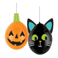 Latex Halloween Freunde Luftballons 35cm - Amscan - 2 Stück